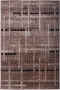 Dywan Mira Brązowa kratka 100x100 Chodnik