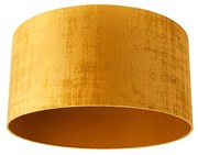 Abażur welurowy złoty 50/50/25