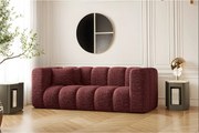 Sofa modułowa dwuosobowa Grand, tkanina Haga, Bordowy