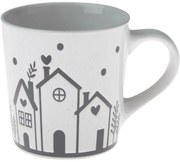 Ceramiczny kubek Domki II, 470 ml