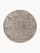 Okrągły ręcznie tkany dywan z wiskozy Jane