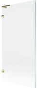 Mexen Lunar L parawan nawannowy 1-skrzydłowy 90 x 150 cm, transparent, złoty - 897L-090-000-50-00