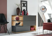 Komoda SILK 120 antracyt ASM Meble