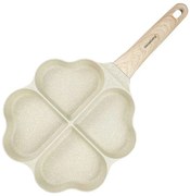 Kremowa serduszkowa patelnia do jajek B6-Z29
