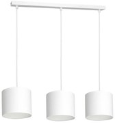 Lampa wisząca ARDEN 3xE27/60W/230V biała na linkach