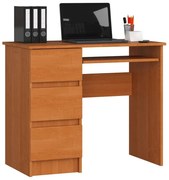 Skandynawskie Biurko Z Szufladami Olcha T6-D41