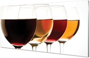 Szklany Panel Zestaw Kieliszków do Wina