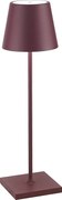 Lampa stołowa LED Poldina Pro Bordeaux, akumulatorowa i ściemnialna, do 12 h pracy, do użytku zewnętrznego, IP65