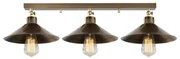 Lampa sufitowa w kolorze brązu z metalowym kloszem ø 24 cm Berceste – Opviq lights