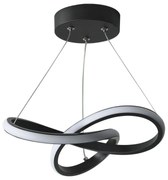 Lampa nowoczesna LED wisząca sufitowa pierścienie AT73-ESL-Black