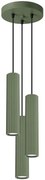 Wisząca potrójna lampa oliwkowa w stylu loft K7-F08