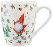 Altom Porcelanowy kubek Winter Gnomes B 400 ml