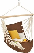 Brązowy fotel brazylijski hamak B2-F15