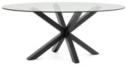 Stół ze szklanym blatem 100x200 cm Argo – Kave Home