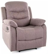 Fotel rozkładany NERON brązowy SIGNAL