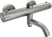 Mexen Kai termostatyczna bateria wannowo-prysznicowa, gun gray szczotkowany - 77900-66