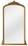 Duże lustro z drewna paulowni - Szer. 120 x Wys.190 cm - Złote - MERRY
