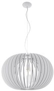 Eglo 95034 - Lampa wisząca na linku STELLATO 1xE27/60W/230V śr. 70 cm biała