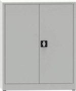 Warsztatowa szafa półkowa na narzędzia KOVONA JUMBO, 2 półki, spawana, 1150 x 950 x 500 mm, szara