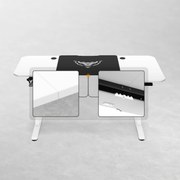 Biurko z regulacją wysokości DIABLO X-TENSIO 1600 białe