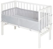 Białe łóżeczko 90x45 cm – Roba