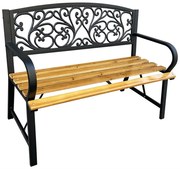 Ławka ogrodowa z siedziskiem z drewna jodłowego C6-H29