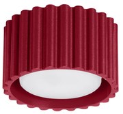 Plafon AURA 1 burgund GX53 ryflowany SOLLUX LIGHTING