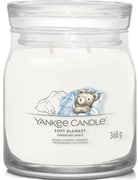 Yankee Candle Świeca zapachowa średnia Signature Soft Blanket, 368 g
