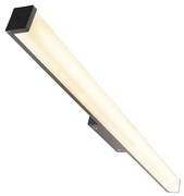 Nowoczesna lampa ścienna do łazienki czarna 92 cm IP44 - Cascada