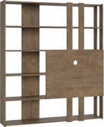 Regał otwarty Kato M z panelem TV Orzech