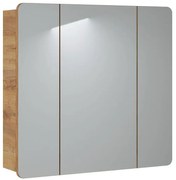 Podwieszana szafka łazienkowa z lustrem L0-S75
