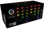 Łańcuch świąteczny LED RGB z pilotem Sople 85 LED, 300 cm