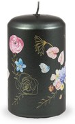 Ciemnozielona świeczka Unipar Flower Paradise, 40 h