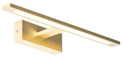 Lampa ścienna mosiężna 41,5 cm z wbudowanym LED IP44 - JerreDesignerski Oswietlenie wewnetrzne