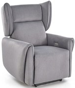 Nowoczesny szary fotel rozkładany T4-G94