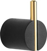 Mexen Aron haczyk na ręcznik, czarny/złoty- 7088135-57