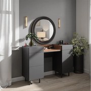 Stół do toalety antracyt 120x40x80 anika