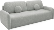 Kanapa RAVION rozkładana funkcja spania JASNY SZARY sofa