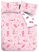 Różowa pościel jednoosobowa 135x200 cm Cowgirl Boot – Sassy B