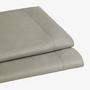 Prześcieradło Satynowe 300 Nici Sampras Awokado & Łóżko 135/140cm (210 X 280 Cm) - Sklum