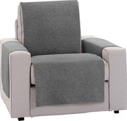 Pokrowiec na sofę-fotel jednoosobowy Universal grey