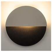 LED Kinkiet LUNA LED/7W/230V śr. 26 cm czarny/beżowy