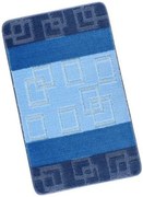 Bellatex Dywanik łazienkowy Bany Kostka niebieski,60 x 100 cm