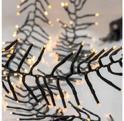 LED zewnętrzny łańcuch świąteczny CLUSTER 1512xLED/8 funkcji 17 m IP44 ciepła biel