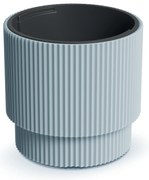 Donica ogrodowa z wkładem Milly 39,5 x 39,5 x 37,5 cm jasnoszary PROSPERPLAST