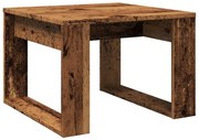 Kwadratowa Klasyczna Ława Stare Drewno N0-H26