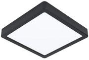 Czarna lampa sufitowa LED 21x21 cm FUEVA 5 – EGLO