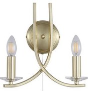 Searchlight 4162-2SB - Kinkiet ASCONA 2xE14/60W/230V