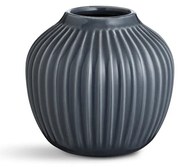 Antracytowy kamionkowy wazon Kähler Design Hammershoi, wys. 12,5 cm