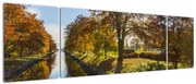 Obraz kanału wodnego (170x50 cm)